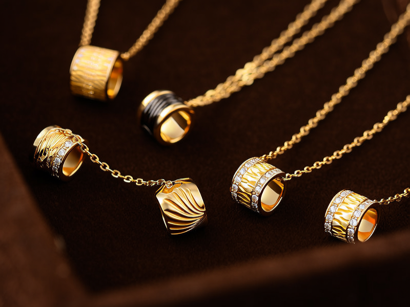 黄金项链扣图片大全